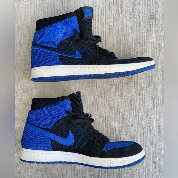 Nike | Shoes | 27 Nike Air Jordan 1 Retro Flyknit 1985 Royal  display picture 1